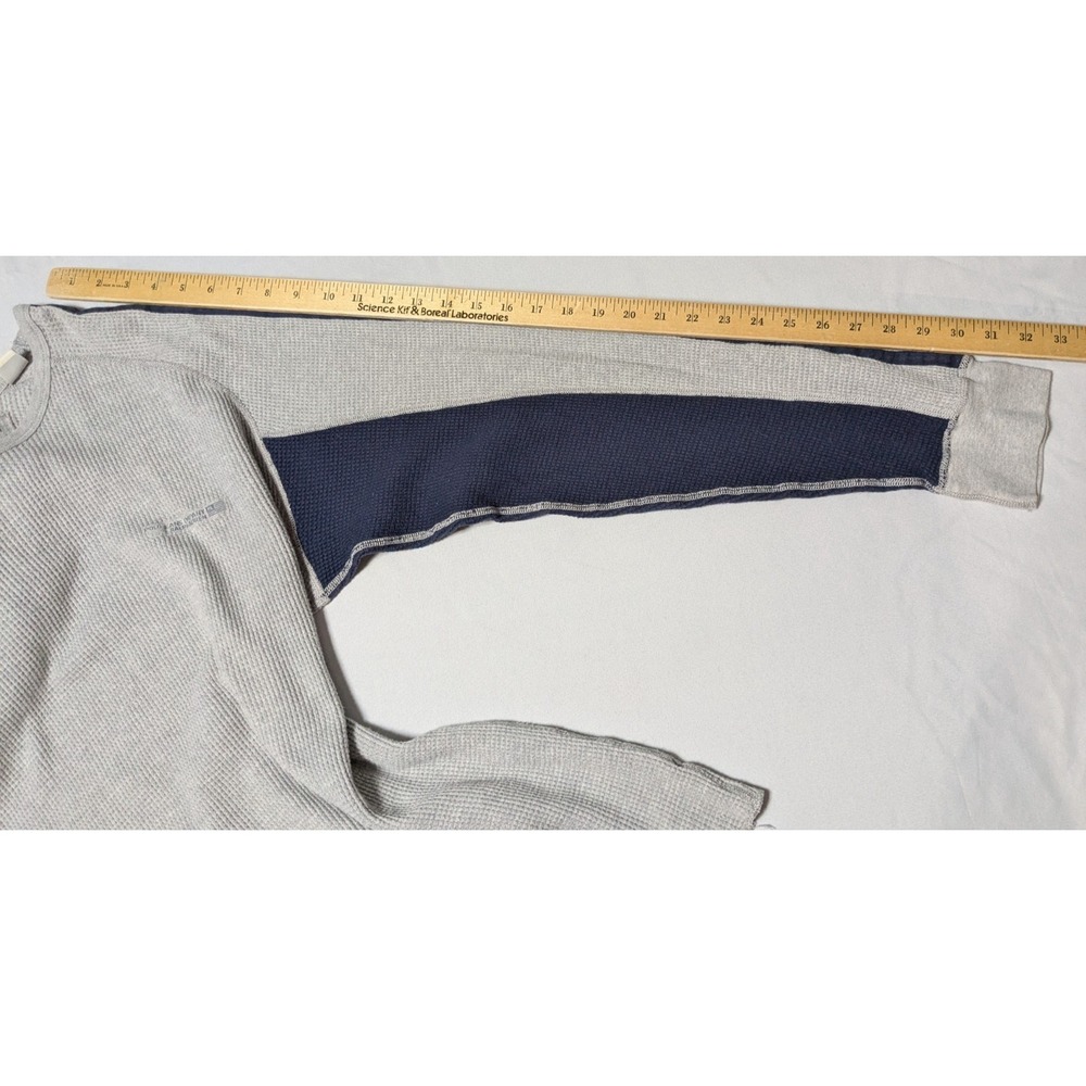 VTG POLO JEANS CO RALPH LAUREN Military Surplus Gray Thermal Shirt - Men 2XL - Picture 11 of 16